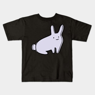 Cute Silly Simple Minimalist Pastel Purple Bunny Rabbit Pattern Kids T-Shirt